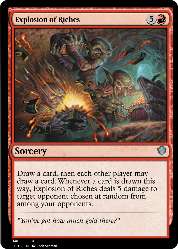 Explosion of Riches [Starter Commander Decks] | Odin's Place