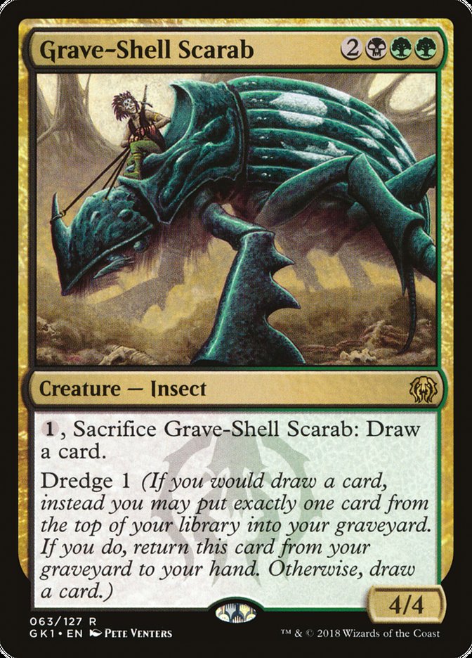 Grave-Shell Scarab (63) [Guilds of Ravnica Guild Kit] | Odin's Place