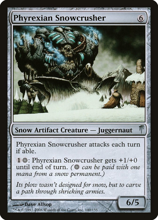Phyrexian Snowcrusher (140) [Coldsnap] | Odin's Place