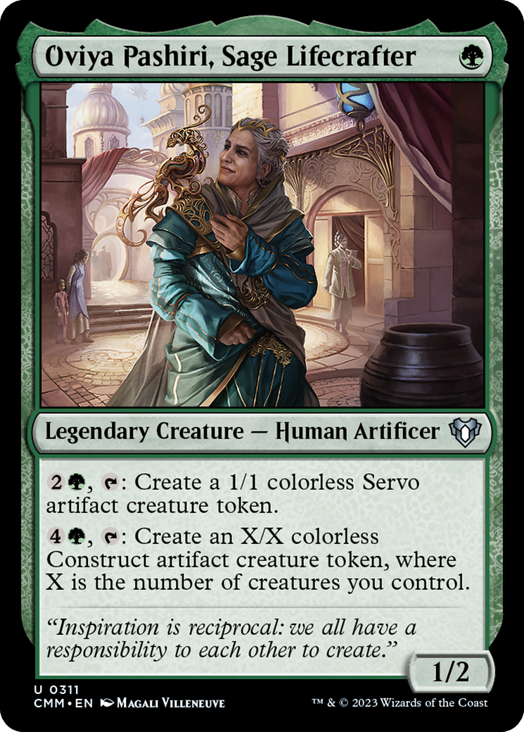 Oviya Pashiri, Sage Lifecrafter [Commander Masters] | Odin's Place