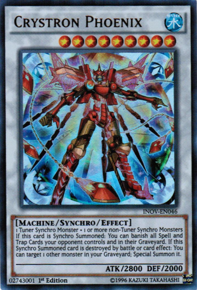 Crystron Phoenix [INOV-EN046] Ultra Rare | Odin's Place