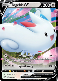 Togekiss V (140/185) [Sword & Shield: Vivid Voltage] | Odin's Place