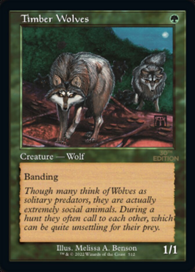 Timber Wolves (Retro) [30th Anniversary Edition] | Odin's Place