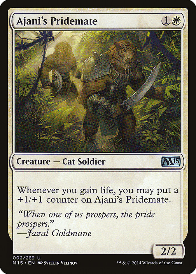 Ajani's Pridemate (2) [Magic 2015] | Odin's Place