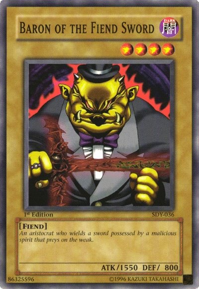 Baron of the Fiend Sword [SDY-036] Common | Odin's Place