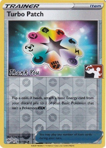 Turbo Patch (172/189) (Pokemon League) [Sword & Shield: Darkness Ablaze] | Odin's Place