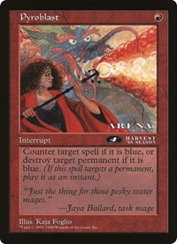 Pyroblast (4th Place) (Oversized) [Oversize Cards] | Odin's Place