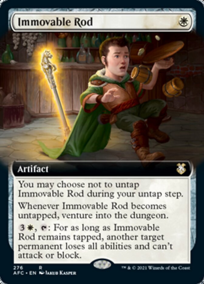 Immovable Rod (Extended Art) [Dungeons & Dragons: Adventures in the Forgotten Realms Commander] | Odin's Place