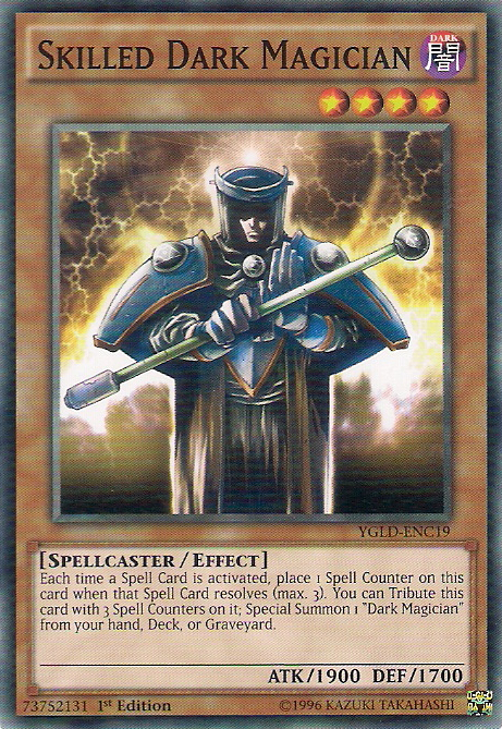 Skilled Dark Magician [YGLD-ENC19] Common | Odin's Place