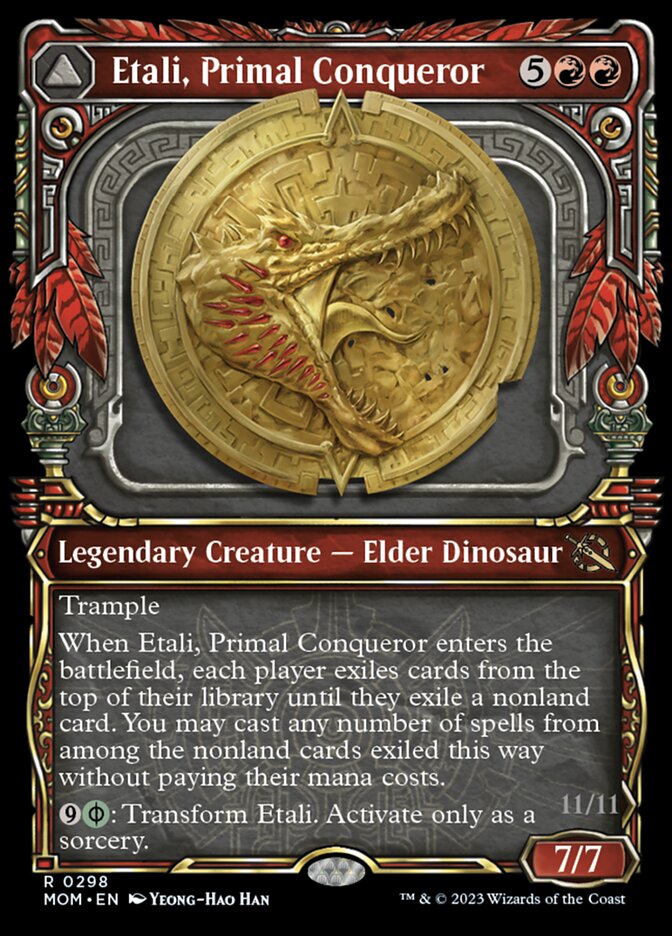 Etali, Primal Conqueror // Etali, Primal Sickness (Showcase Planar Booster Fun) [March of the Machine] | Odin's Place