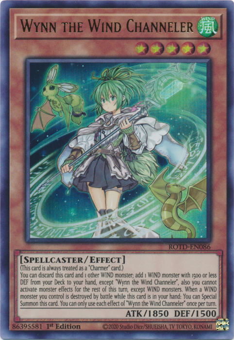 Wynn the Wind Channeler [ROTD-EN086] Ultra Rare | Odin's Place