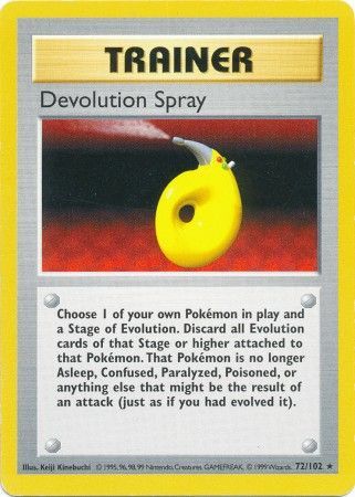 Devolution Spray (72/102) [Base Set Shadowless Unlimited] | Odin's Place