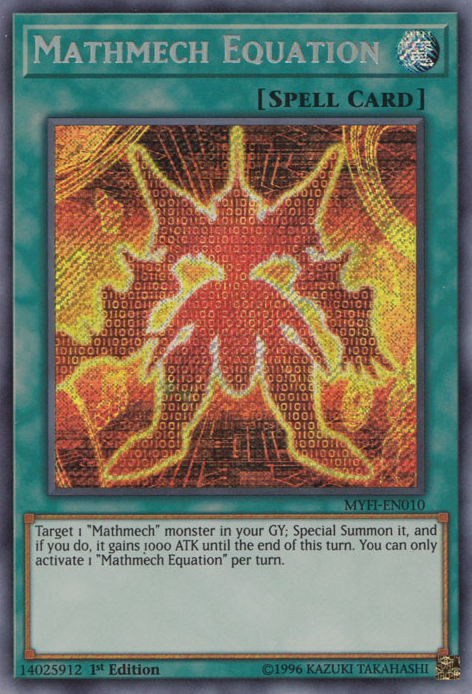 Mathmech Equation [MYFI-EN010] Secret Rare | Odin's Place