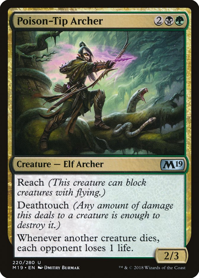 Poison-Tip Archer (220) [Core Set 2019] | Odin's Place