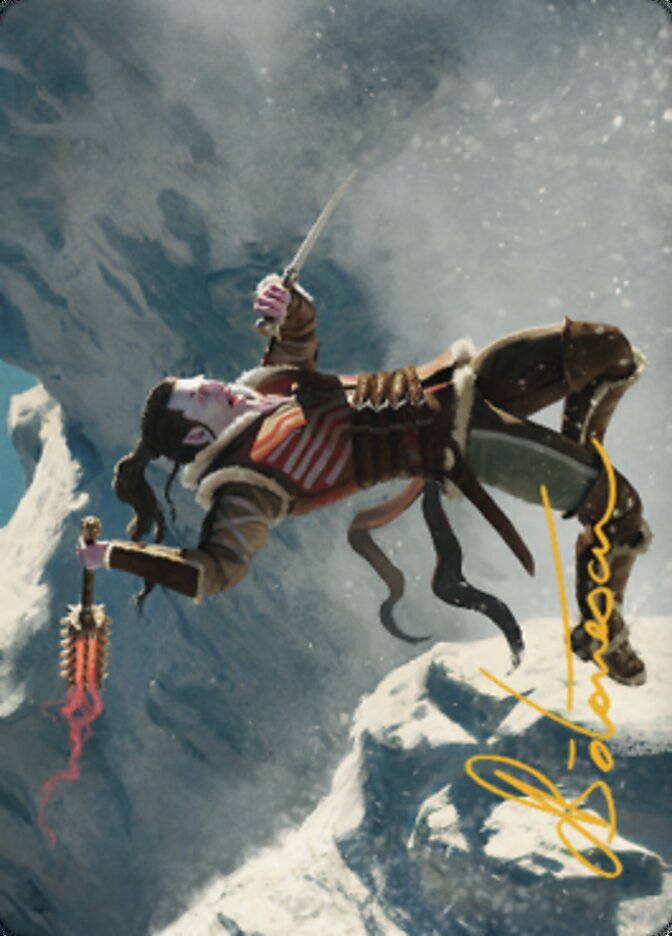 Balduvian Berserker Art Card (Gold-Stamped Signature) [Dominaria United Art Series] | Odin's Place