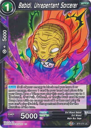 Babidi, Unrepentant Sorcerer (BT9-075) [Universal Onslaught] | Odin's Place