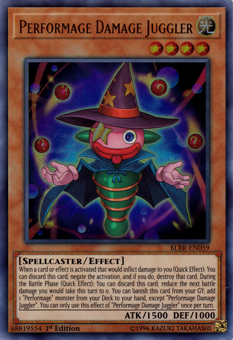 Performage Damage Juggler [BLRR-EN059] Ultra Rare | Odin's Place