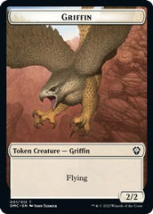 Zombie Knight // Griffin Double-Sided Token [Dominaria United Commander Tokens] | Odin's Place