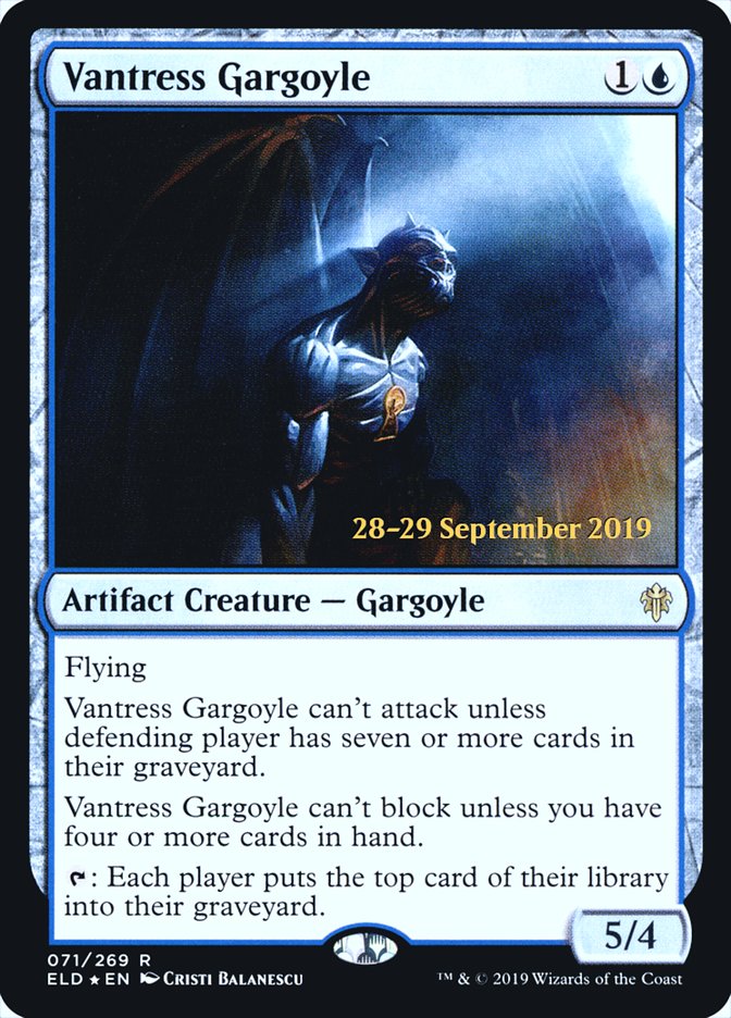Vantress Gargoyle [Throne of Eldraine Prerelease Promos] | Odin's Place
