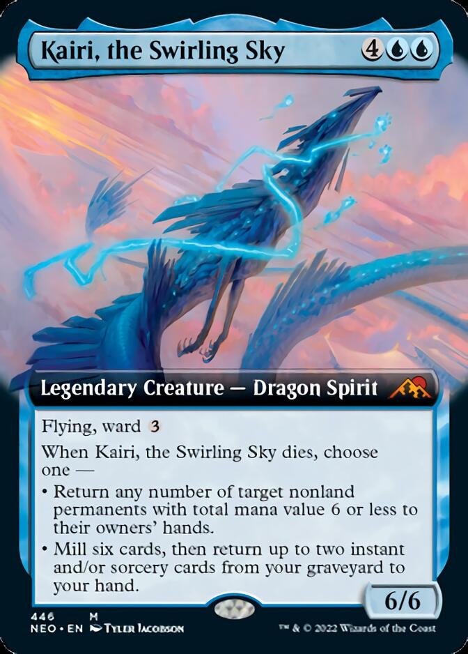 Kairi, the Swirling Sky (Extended Art) [Kamigawa: Neon Dynasty] | Odin's Place