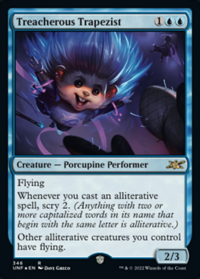 Treacherous Trapezist (Galaxy Foil) [Unfinity] | Odin's Place