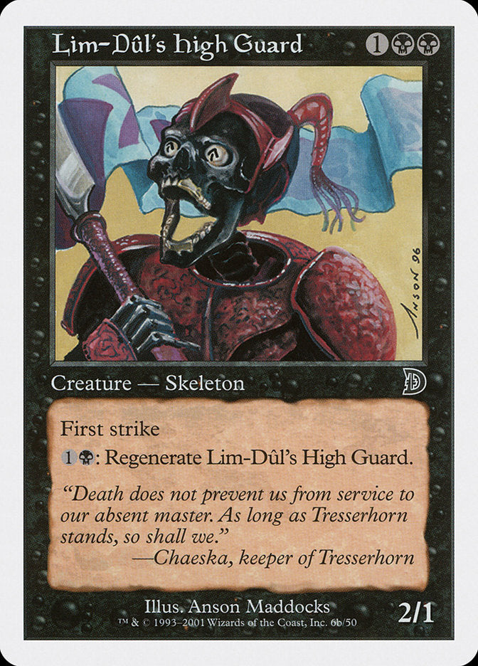 Lim-Dul's High Guard (Holding Flag) [Deckmasters] | Odin's Place