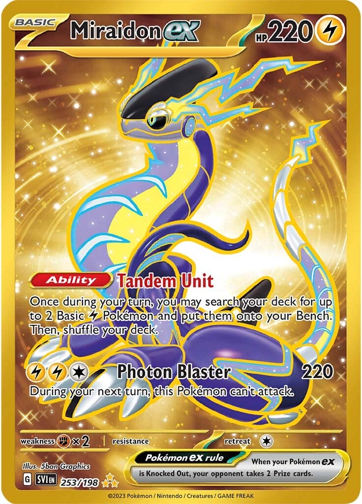 Miraidon ex (253/198) [Scarlet & Violet: Base Set] | Odin's Place