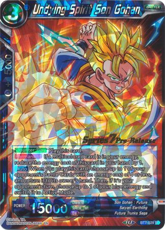 Undying Spirit Son Gohan (BT7-029_PR) [Assault of the Saiyans Prerelease Promos] | Odin's Place
