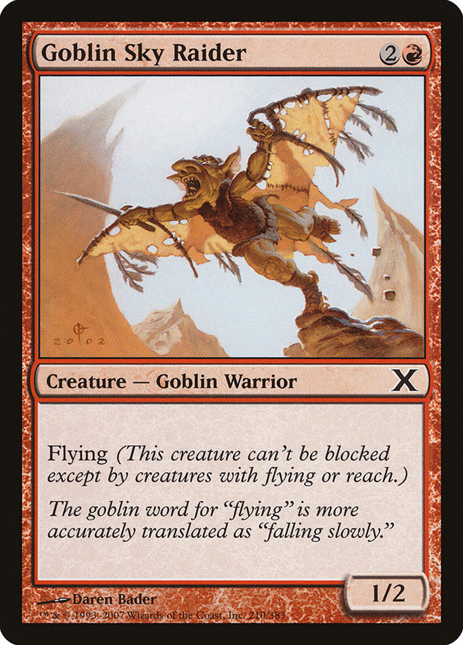 Goblin Sky Raider (210) [Tenth Edition] | Odin's Place