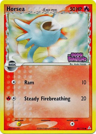 Horsea (66/110) (Delta Species) (Stamped) [EX: Holon Phantoms] | Odin's Place