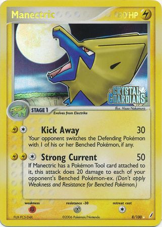 Manectric (8/100) (Stamped) [EX: Crystal Guardians] | Odin's Place