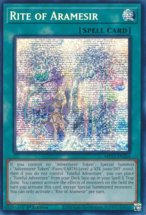 Rite of Aramesir [MP23-EN264] Prismatic Secret Rare | Odin's Place
