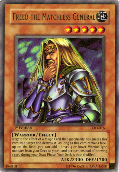Freed the Matchless General [LOD-016] Ultra Rare | Odin's Place
