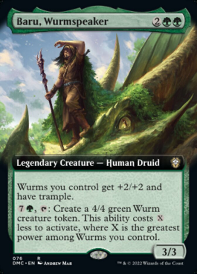 Baru, Wurmspeaker (Extended Art) [Dominaria United Commander] | Odin's Place