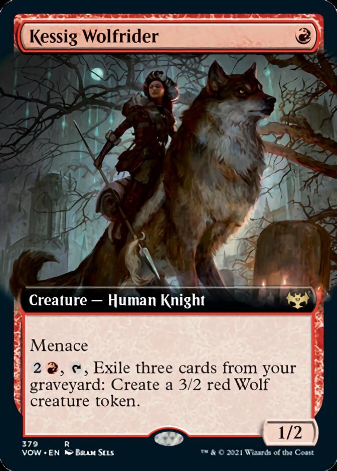 Kessig Wolfrider (Extended Art) [Innistrad: Crimson Vow] | Odin's Place