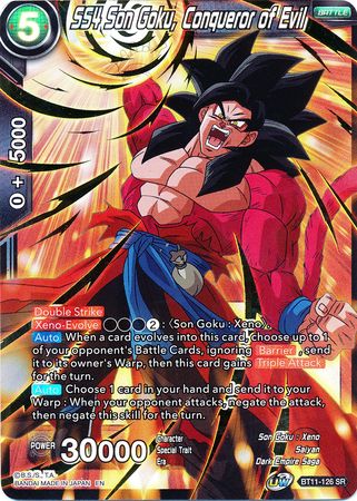 SS4 Son Goku, Conqueror of Evil (BT11-126) [Vermilion Bloodline 2nd Edition] | Odin's Place