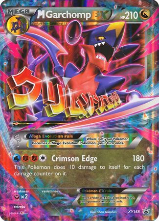 M Garchomp EX (XY168) (Jumbo Card) [XY: Black Star Promos] | Odin's Place