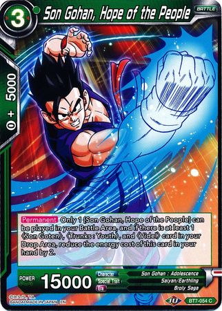 Son Gohan, Hope of the People (BT7-054) [Assault of the Saiyans] | Odin's Place