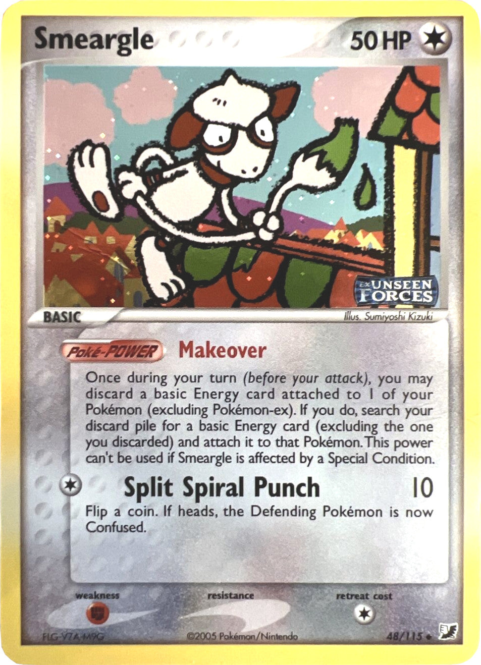 Smeargle (48/115) (Stamped) [EX: Unseen Forces] | Odin's Place