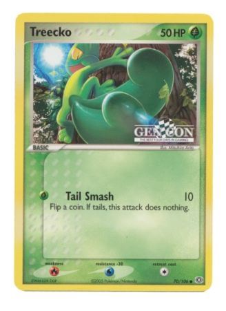 Treecko (70/106) (Gen Con The Best Four Days in Gaming Promo) [EX: Emerald] | Odin's Place