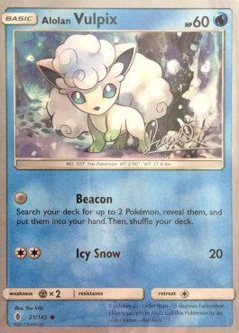 Alolan Vulpix (21/145) (Infinite Force - Diego Cassiraga) [World Championships 2017] | Odin's Place