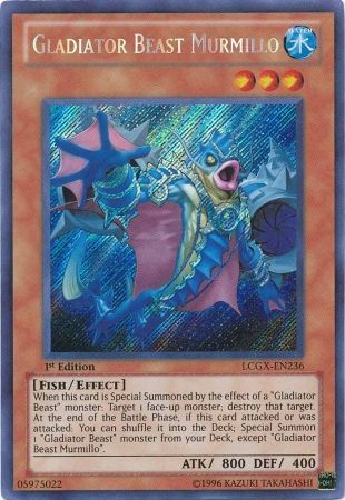 Gladiator Beast Murmillo [LCGX-EN236] Secret Rare | Odin's Place