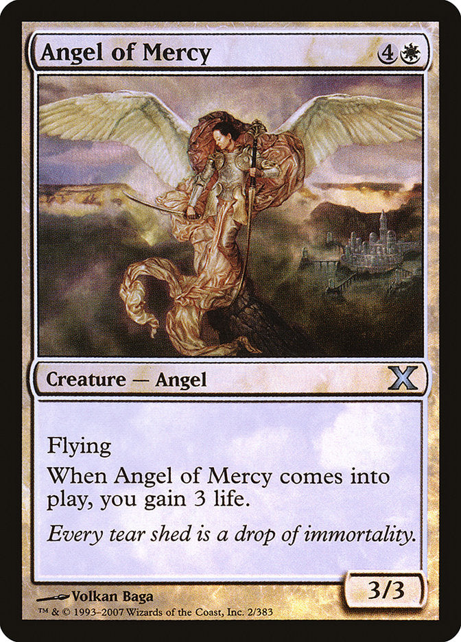Angel of Mercy (Premium Foil) [Tenth Edition] | Odin's Place