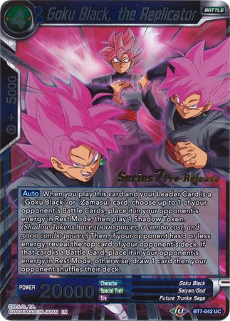 Goku Black, the Replicator (BT7-042_PR) [Assault of the Saiyans Prerelease Promos] | Odin's Place