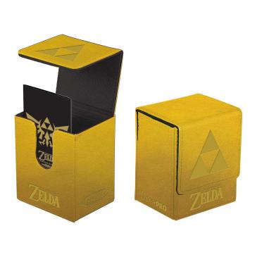 Ultra Pro Zelda Flip Deck Box Gold Triforce | Odin's Place