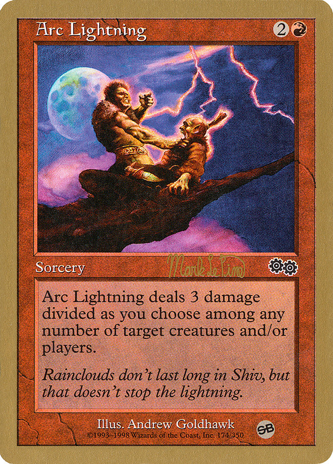 Arc Lightning (Mark Le Pine) (SB) [World Championship Decks 1999] | Odin's Place
