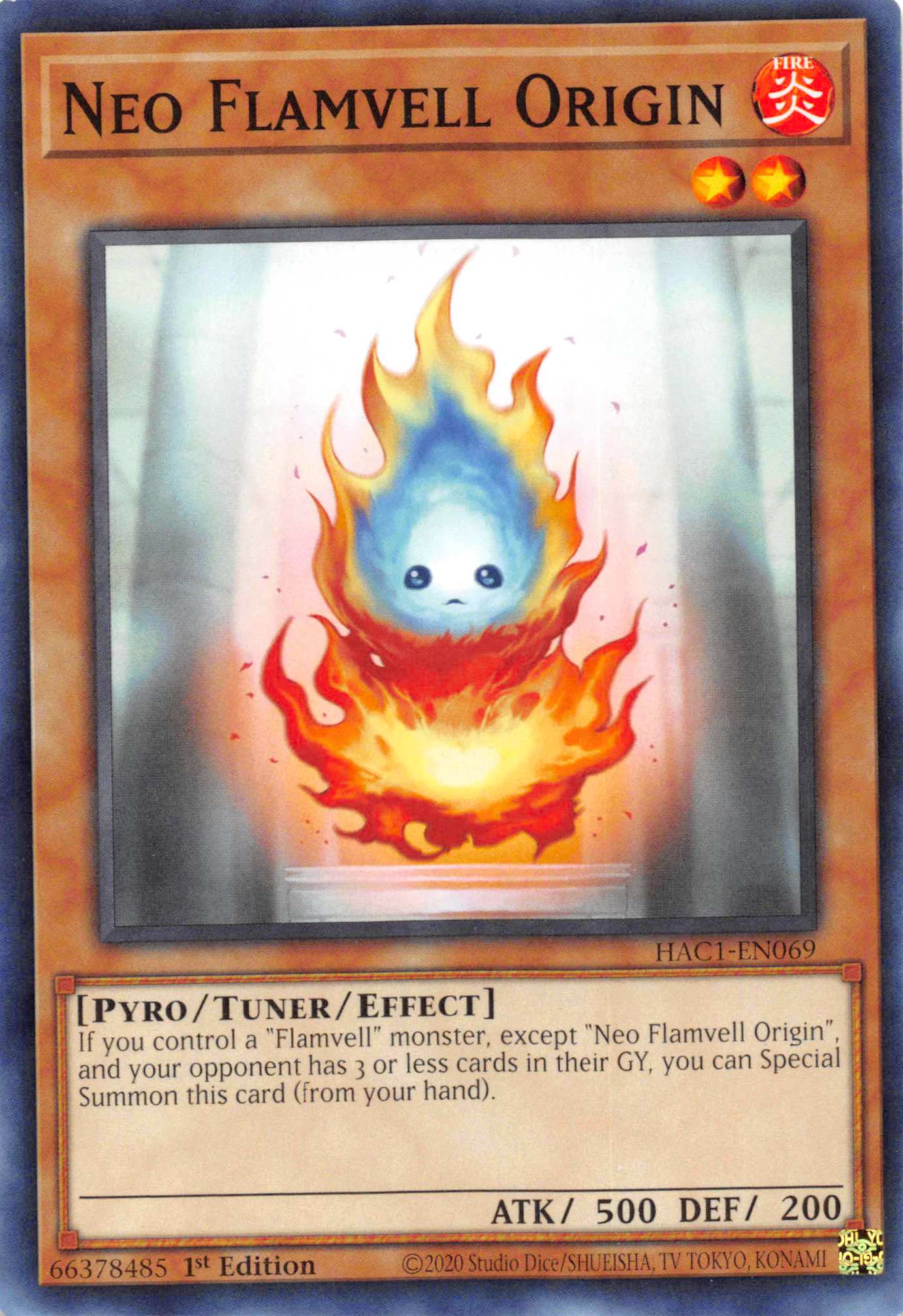 Neo Flamvell Origin [HAC1-EN069] Common | Odin's Place