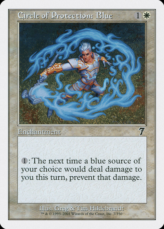 Circle of Protection: Blue (7) [Seventh Edition] | Odin's Place