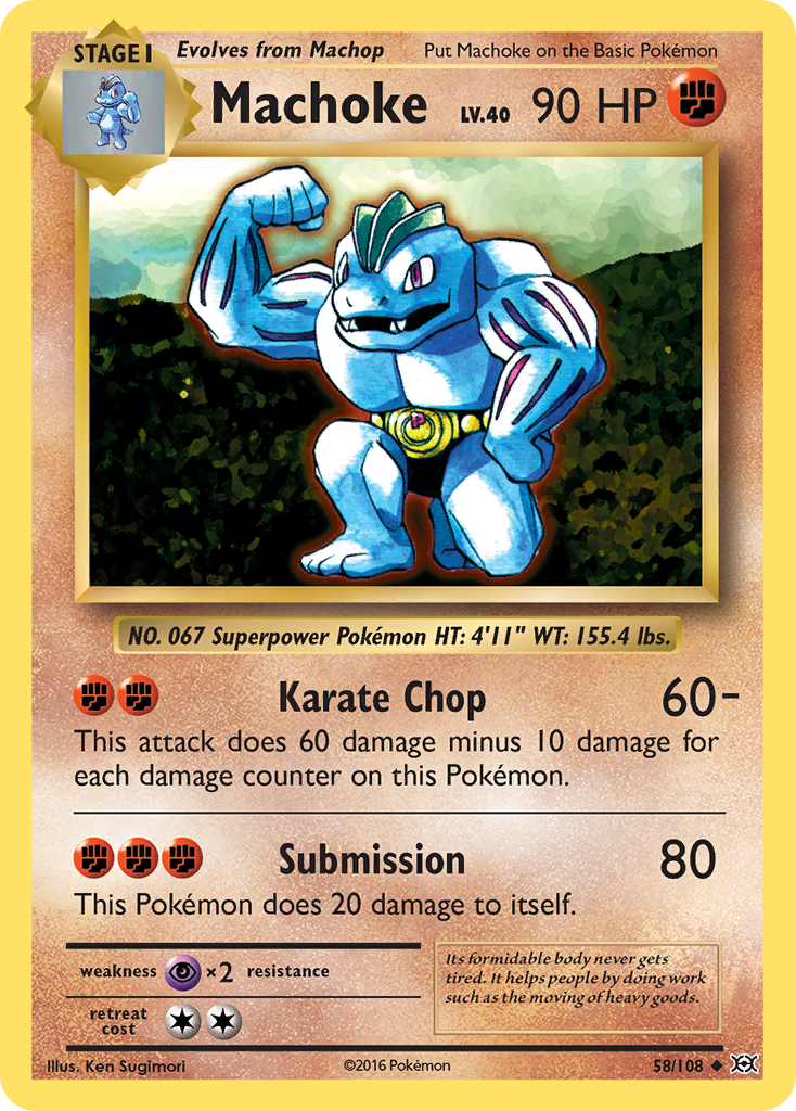 Machoke (58/108) [XY: Evolutions] | Odin's Place