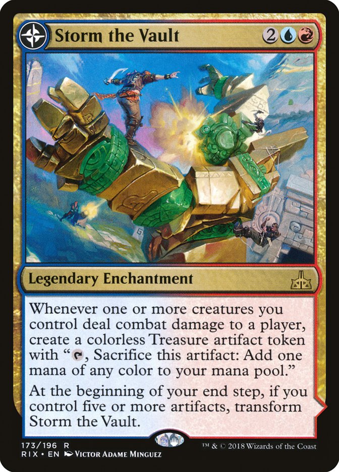 Storm the Vault // Vault of Catlacan [Rivals of Ixalan] | Odin's Place